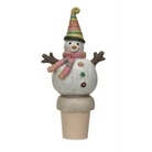 SNOWMAN BOTTLER STOPPER - 4 - CHRISTMAS