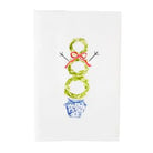 Snowman Topiary Towel - Hand Towel