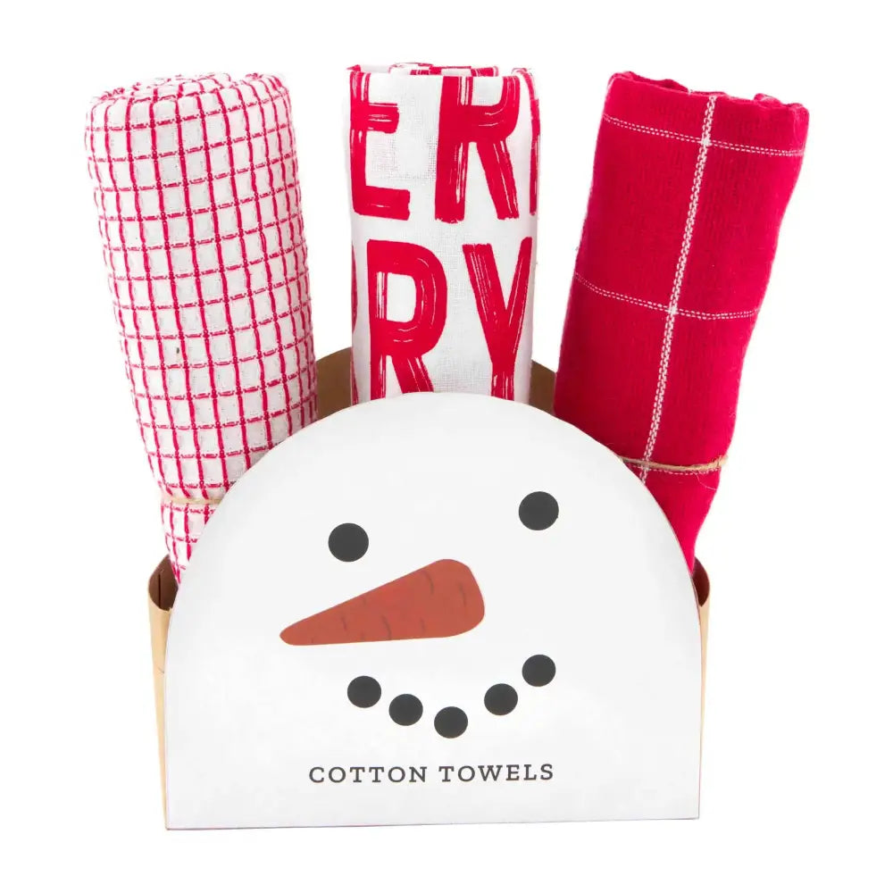 Snowman Towel Gift Set - Holidays