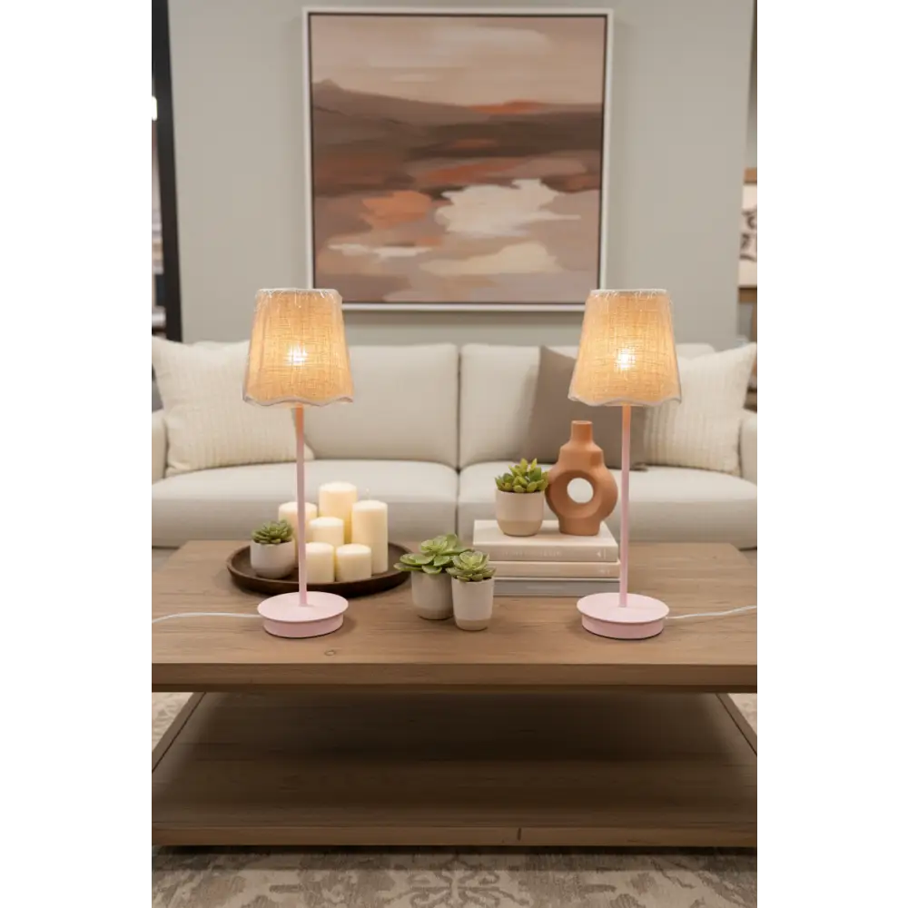 Soft Pink LED Lamp - LED Lamp
