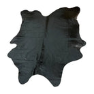 Solid Black Cowhide - Area Rugs