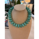 Solid Rory Rondelle Necklaces - Blue - Necklace