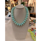 Solid Rory Rondelle Necklaces - Light Blue - Necklace