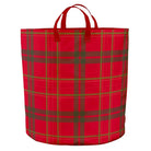 Storage Tote - Red Plaid - bag
