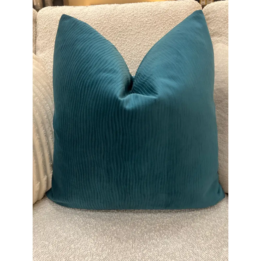 Stream Teal Pillow - THROW PILLOW