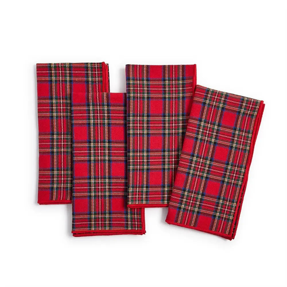 Tartan Traditions Set of 4 Cloth Napkins - Napkin