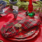 Tartan Traditions Set of 4 Melamine Plates - Christmas Plate