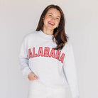 The Mallory Mockneck Alabama Gingham | Ash