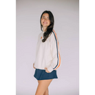The Megan Crewneck Auburn | Bone