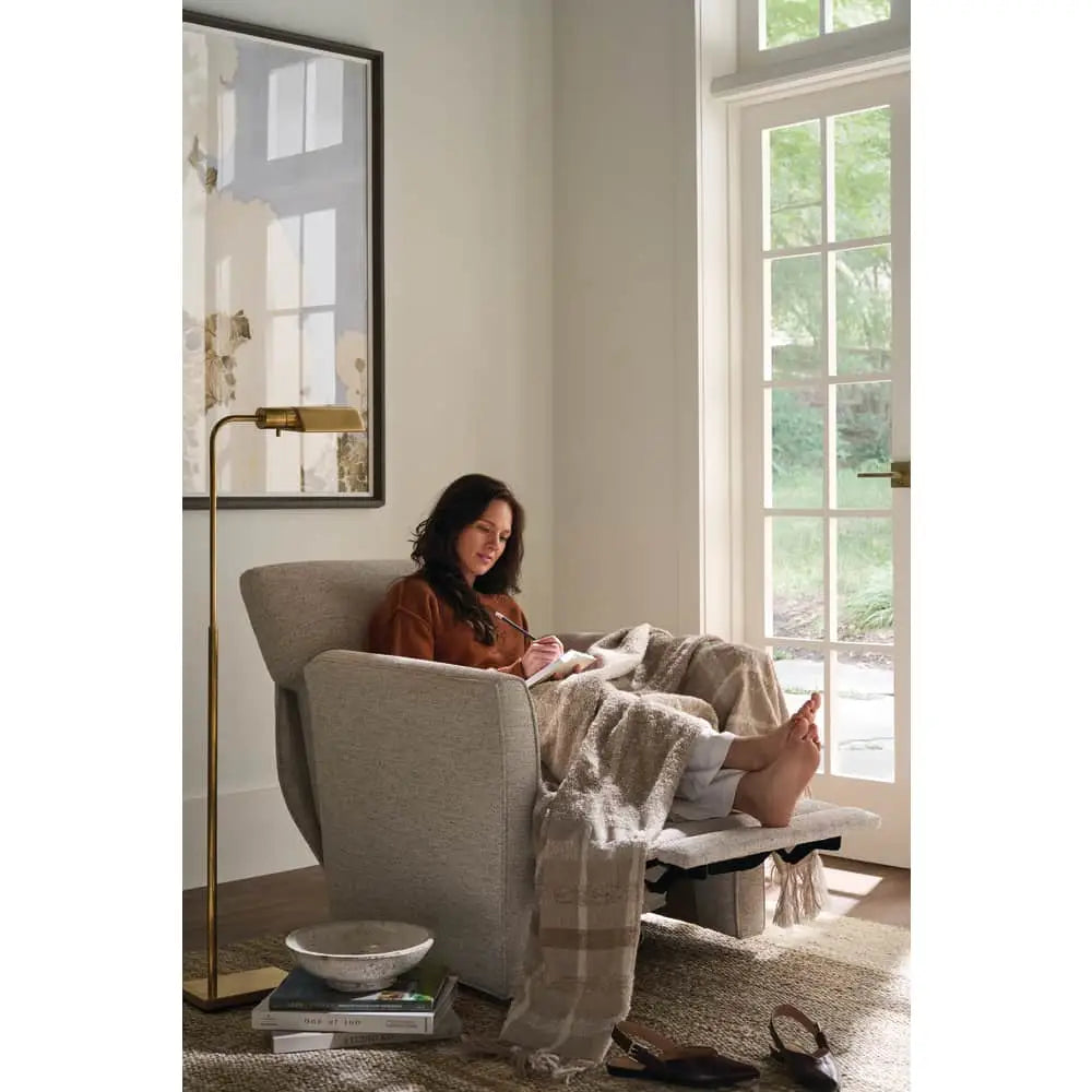 Times Square Manual Swivel Recliner - Recliner