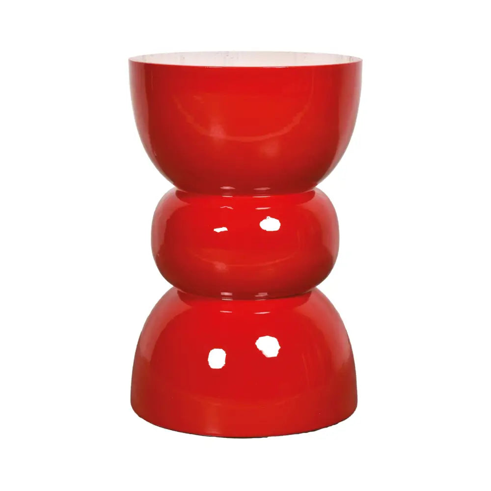 Titou Red Side Table - Accent Table