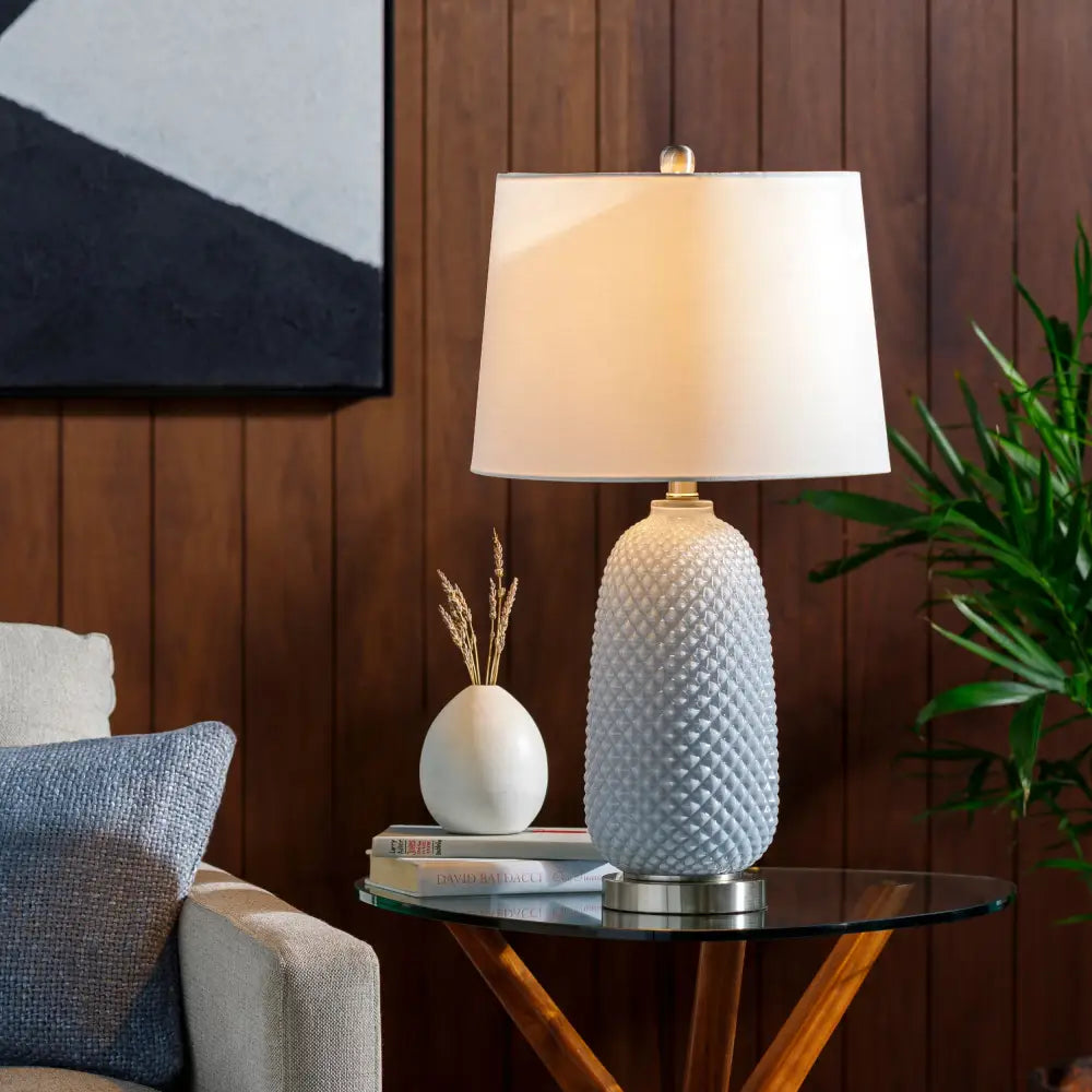 Tory Accent Table Lamp - Gray - Table Lamp