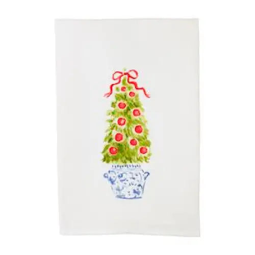 Tree Topiary Towel - Hand Towel