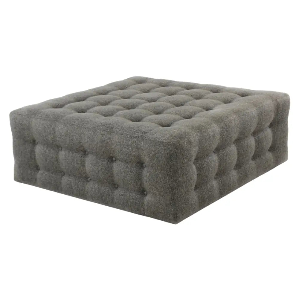 TUFTED OTTOMAN - GRANDE GLACIER - OTTOMAN