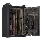 U.S. SERIES 49 - STAR & STRIPES - SATIN BLACK - Gun Safe