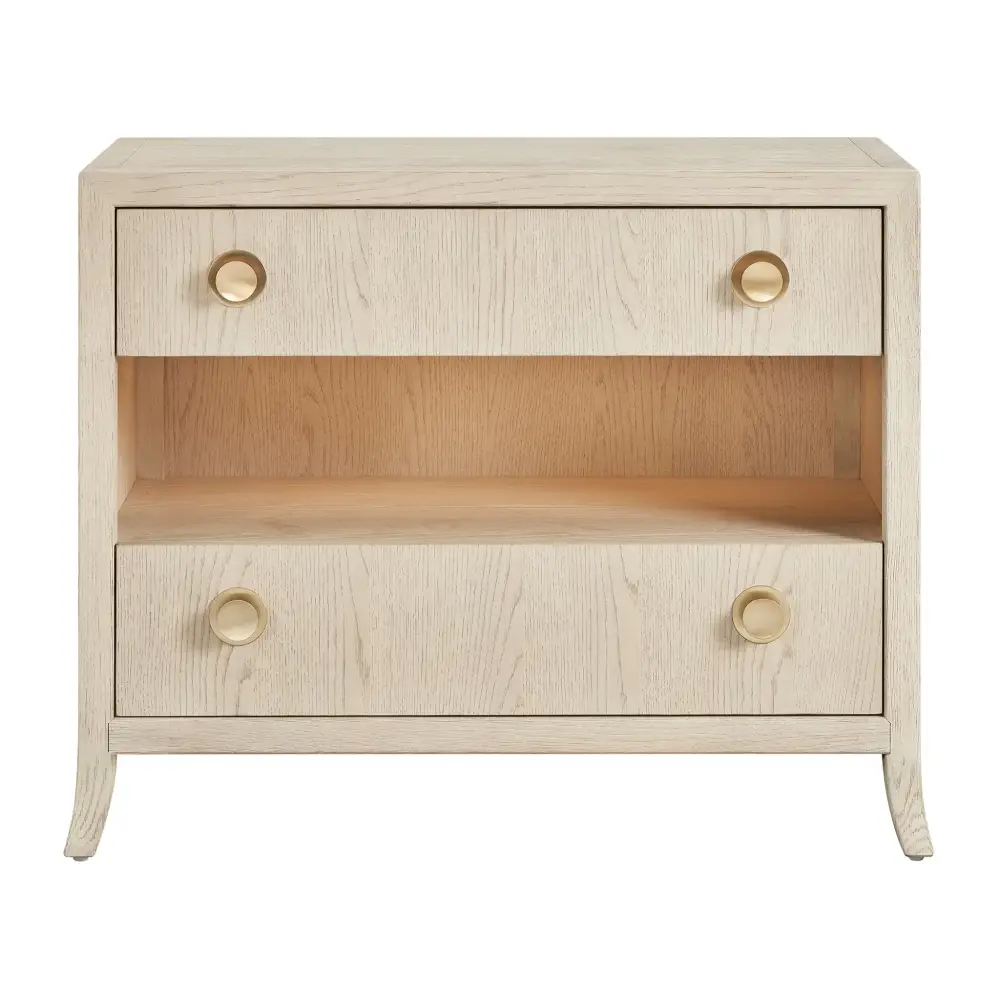 Velora Two Drawer Nightstand - Nightstand