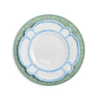 Verdigris Faux Rattan Pattern Charger - charge plate