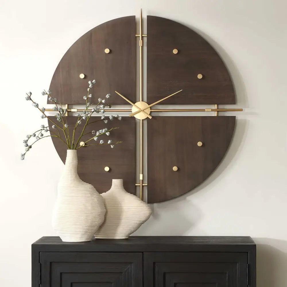 Walnut Elegance Clock - Clock