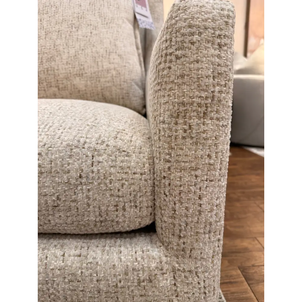 Warner Almond Swivel Chair - Swivel Chair