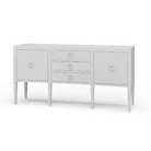 Westminster Concave Linen Wrapped Sideboard - Sideboard