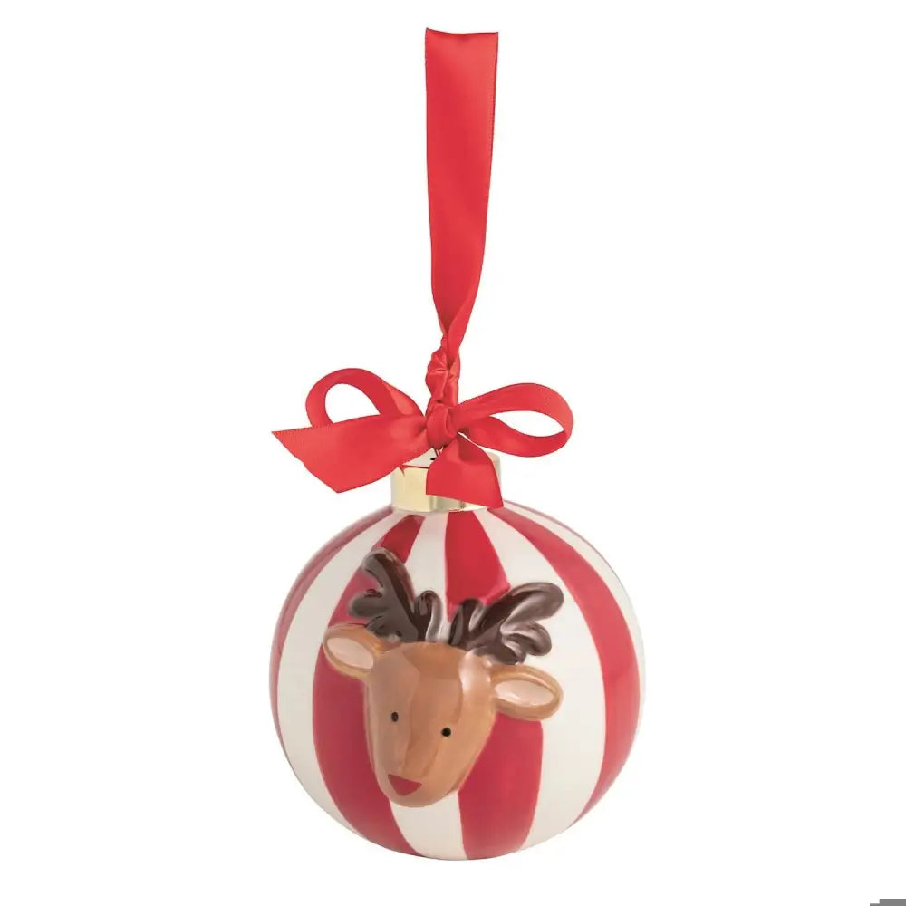 Whimsy Ball Ornament - Reindeer - Ornaments