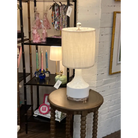 White accent Table Lamp - Table Lamp