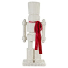 White All-Weather Rattan Nutcracker - Red - Nutcracker