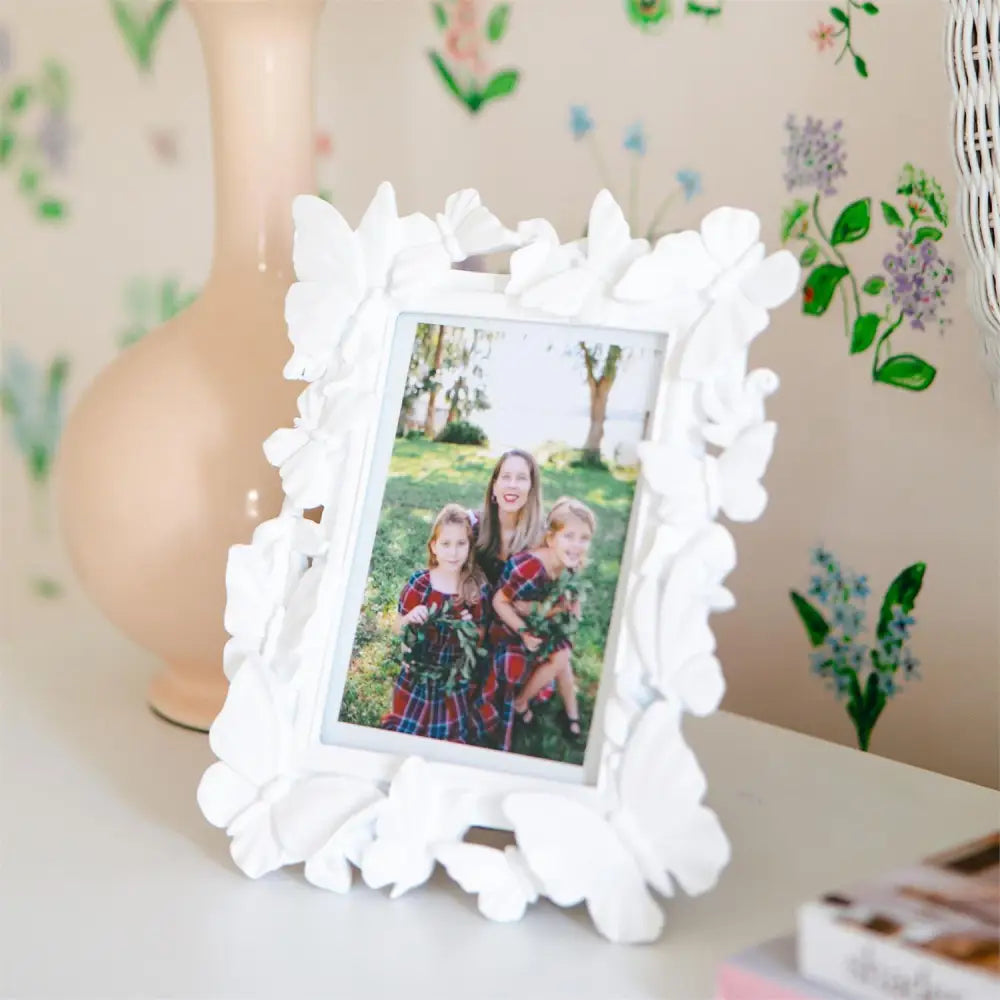 White Butterfly Frame - PICTURE FRAME