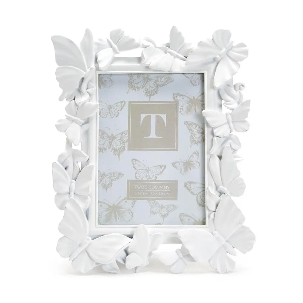 White Butterfly Frame - PICTURE FRAME