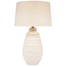 White Ceramic Table Lamp - Table Lamp