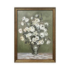 White Floral Art - Artwork
