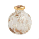 White & Gold Tortoise Vase - Small - Vase