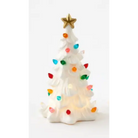 White Lighted Christmas Tree - Christmas Decor