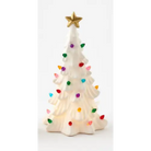 White Lighted Christmas Tree - Christmas Decor