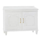White Two-Door Cabinet - Cabinet