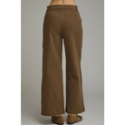 Wide Leg Pant with Gold Accents on Pockets - Pants