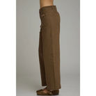 Wide Leg Pant with Gold Accents on Pockets - Pants