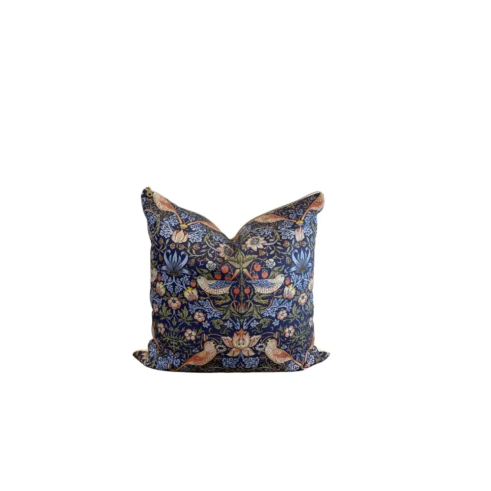 William Morris Strawberry Thieves Pillow Cover - 18x18
