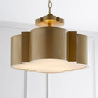 Wyatt Dual Mount 3-Light | Aged Brass - Pendant