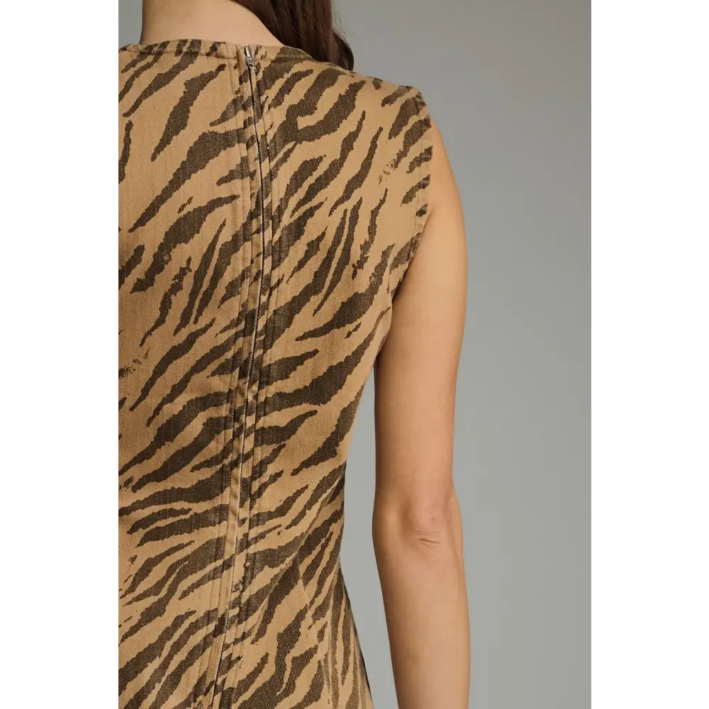 Zebra Print Dress - Dress